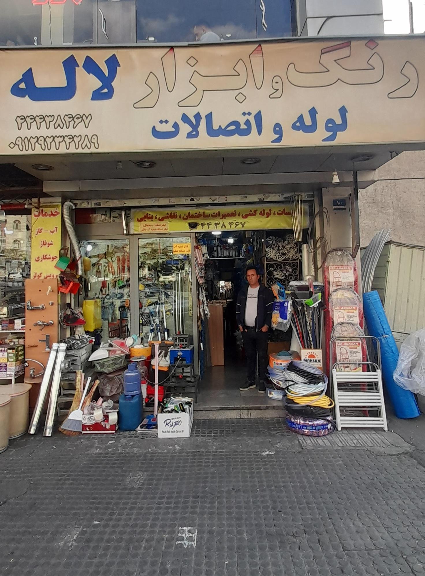 عکس رنگ و ابزار لاله