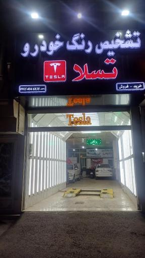 کارشناسی تشخیص رنگ اتومبیل تسلا 