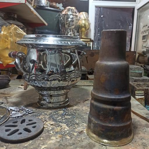 عکس تعمیرات سماور حاج حسین طلائی 