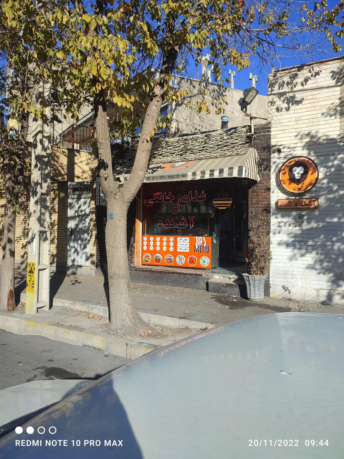 عکس غذای خانگی و آشکده لیون