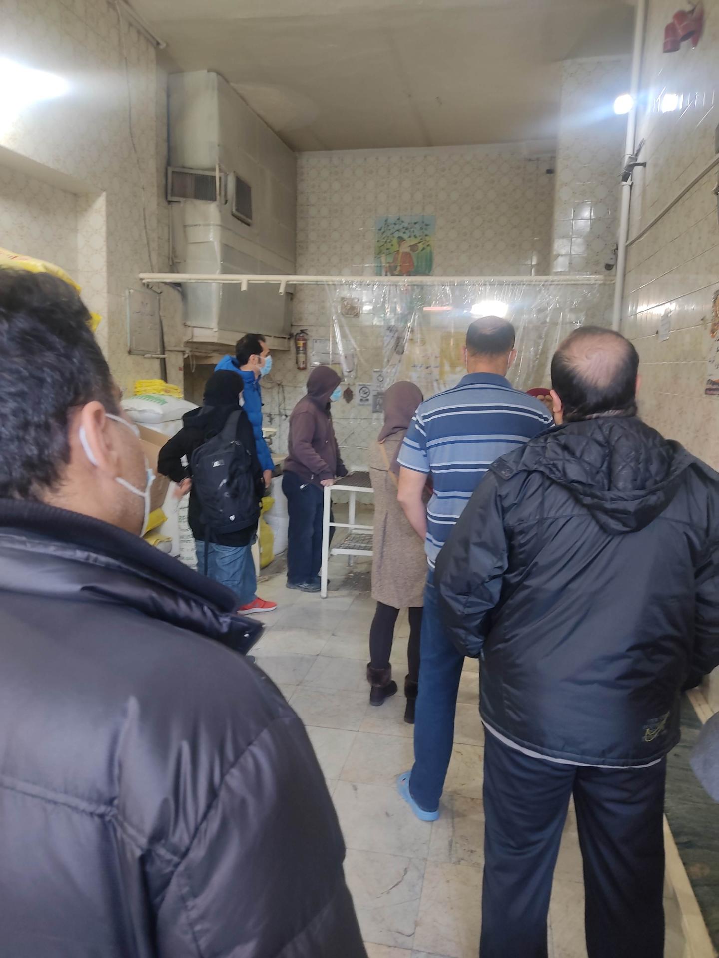 عکس نانوایی سنگکی