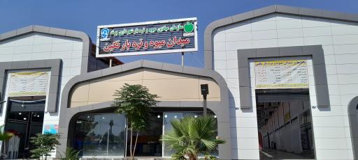 عکس میدان میوه و تره بار نگین