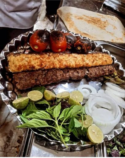 عکس کباب بناب ساطوری عمو رضا
