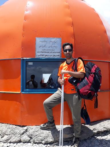 عکس جان‌پناه قله توچال