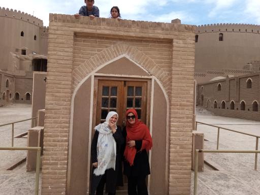 عکس میدان تکیه ارگ بم