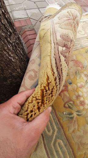 عکس رفوگری فرش تاروپود