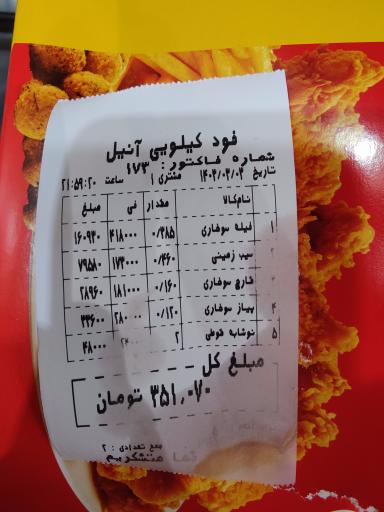 عکس فود کیلویی آنیل