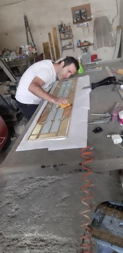 عکس شیشه دکوگلس باسمنج