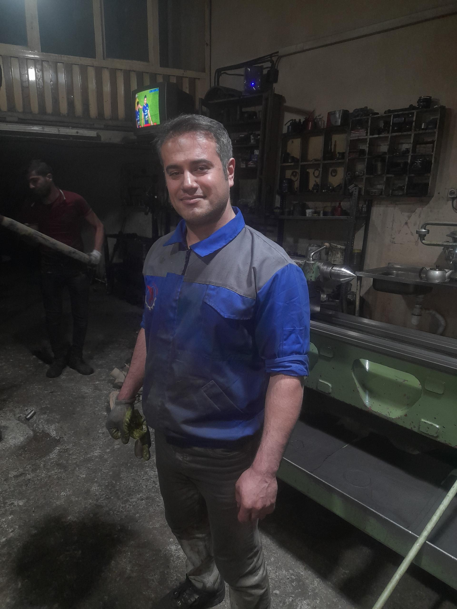 عکس تراشکاری علیرضا فولادی