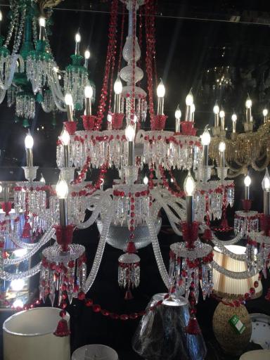 عکس نصب لوستر روژان