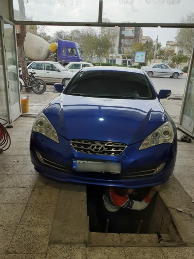 عکس جلوبندی و کمک فنرسازی میرزا رحیمی