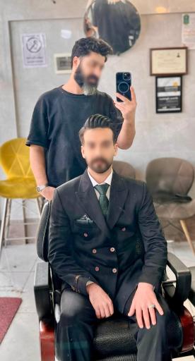 عکس پیرایش علیرضا حاجی خانی