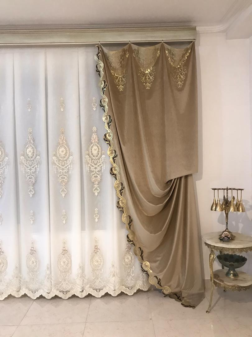 عکس گالری پرده و رومبلی شانل 