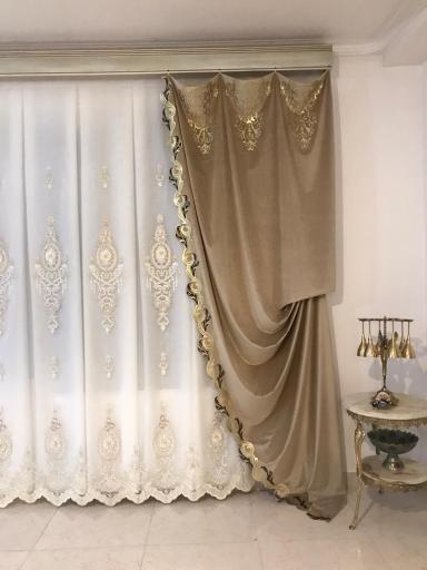 عکس گالری پرده و رومبلی شانل 