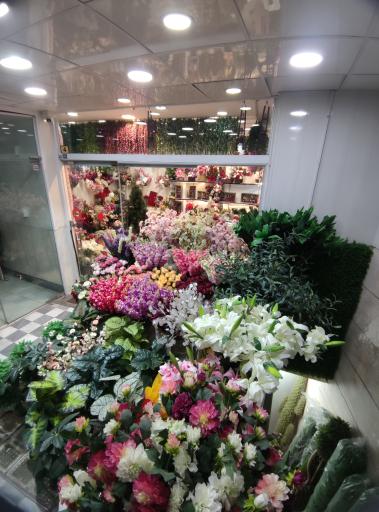 عکس گل مصنوعی ابریشم ( راستگو )