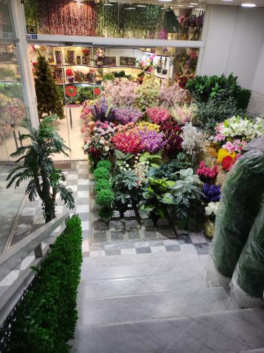 عکس گل مصنوعی ابریشم ( راستگو )