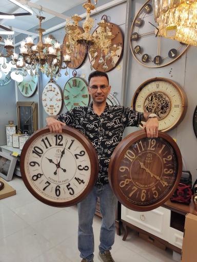 عکس ساعت و لوستر رادین دکو