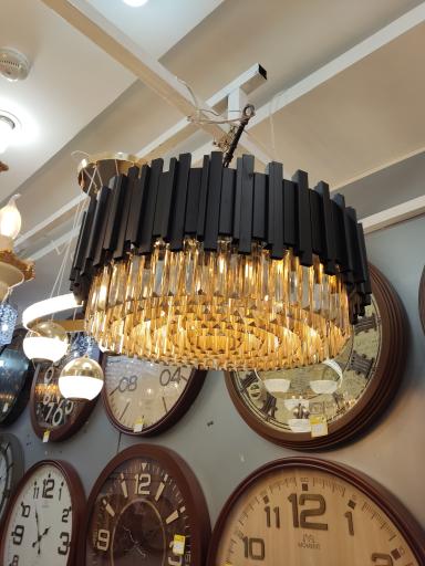 عکس ساعت و لوستر رادین دکو