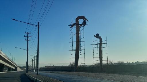 عکس تقاطع غیرهمسطح آزادگان