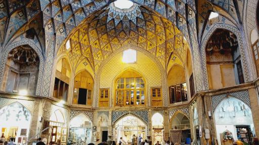 عکس بازار بزرگ کاشان