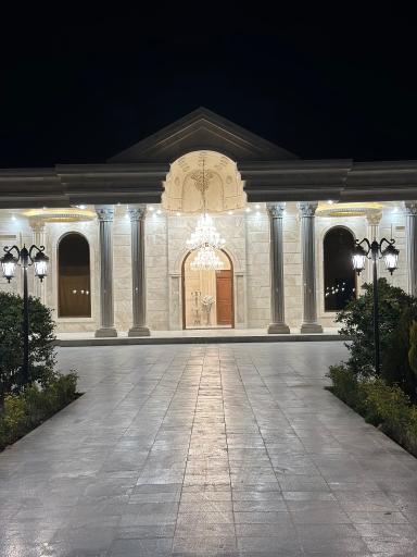 عکس باغ عمارت امین