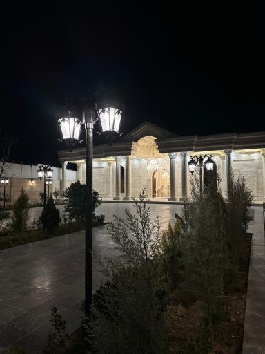 عکس باغ عمارت امین
