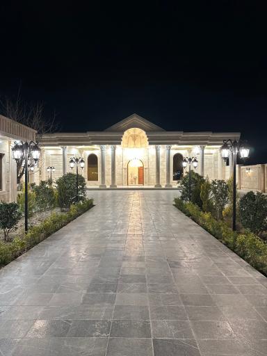 عکس باغ عمارت امین