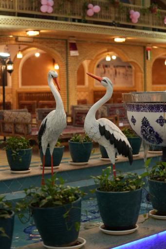 عکس سفره خانه بین المللی صحرا