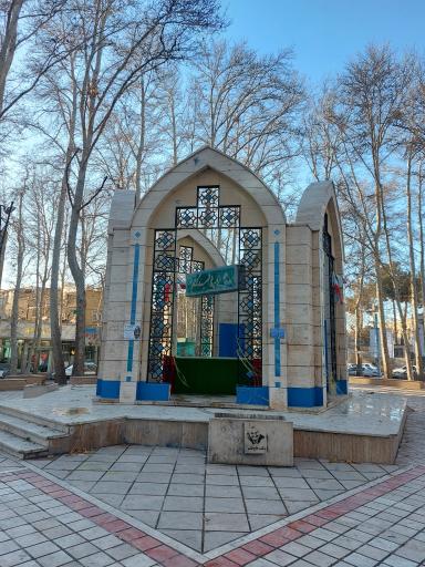 عکس مزار مطهر پنج شهید گمنام 