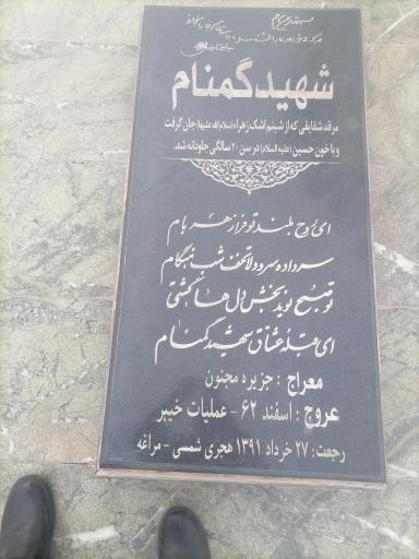 عکس یادمان شهدای گمنام شهر مراغه