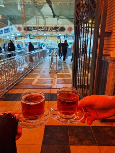 عکس چایخانه صحن غدیر حرم امام رضا