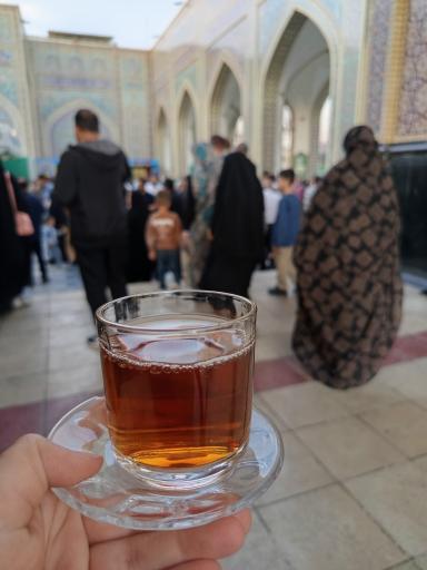 عکس چایخانه صحن غدیر حرم امام رضا