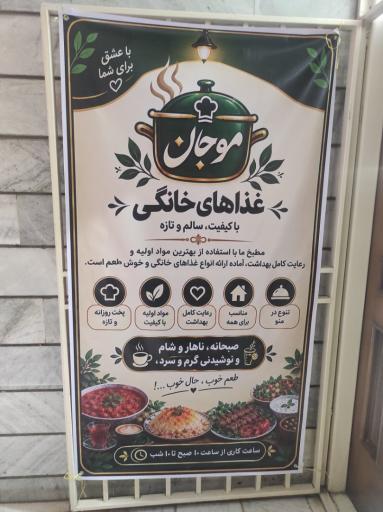 عکس غذا های خانگی موجان
