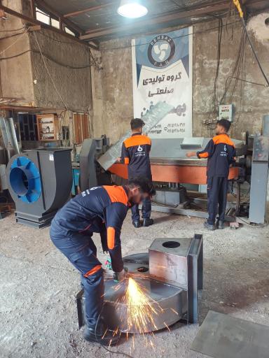 عکس تولیدی صنعتی هواکش بهسازفن