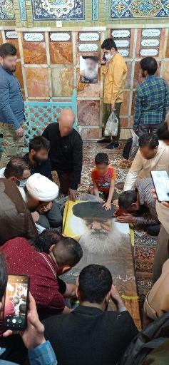 عکس مزار آیت الله عبدالله فاطمی نیا 