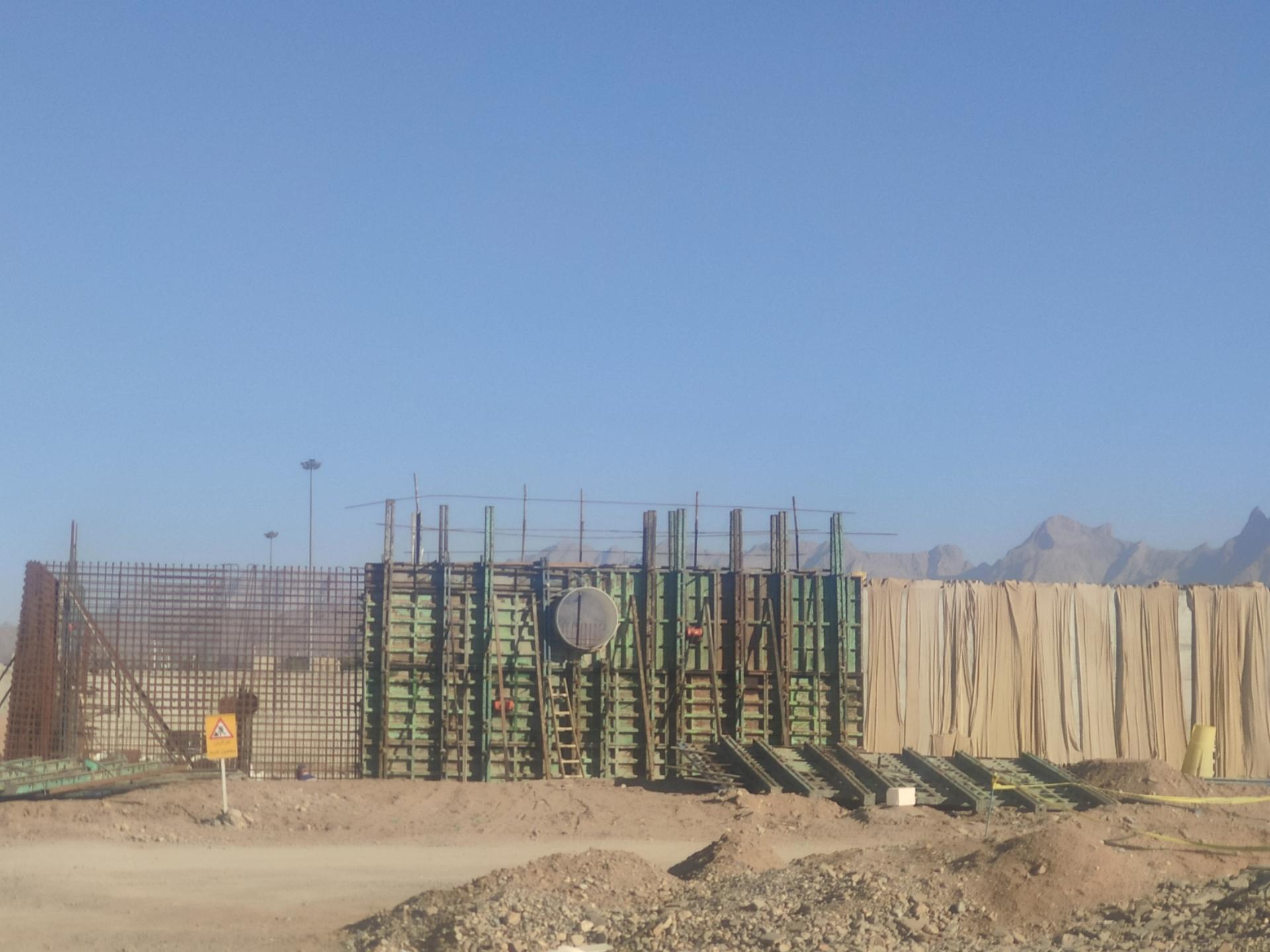 عکس مخازن شبکه انتقال آب یزد