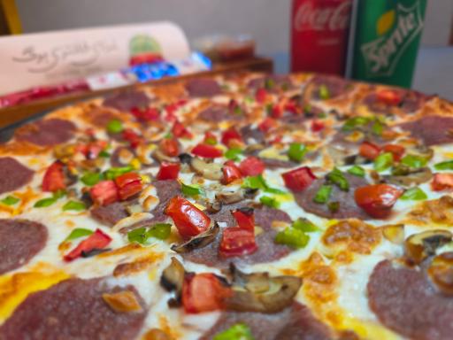 عکس پیتزا برگ