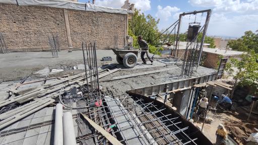 عکس کارگاه تیرچه و بلوک سمیرم ابراهیم آقایی