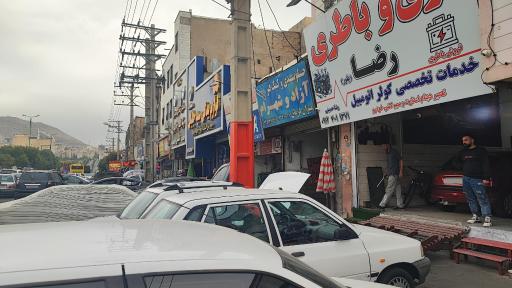 عکس برق و کولر اتومبیل رضا