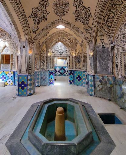 عکس حمام تاریخی سلطان امیر احمد