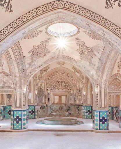 عکس حمام تاریخی سلطان امیر احمد