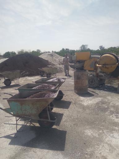 عکس کارگاه بلوک زنی نیک