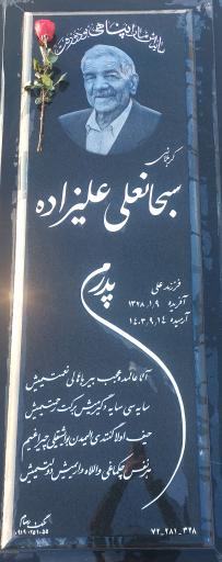 عکس مزار سبحانعلی علیزاده