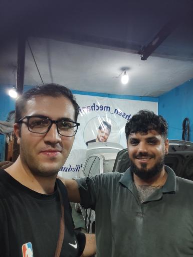 عکس مکانیکی محسن روزبهانی