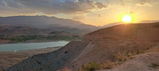 عکس دریاچه سد نمرود