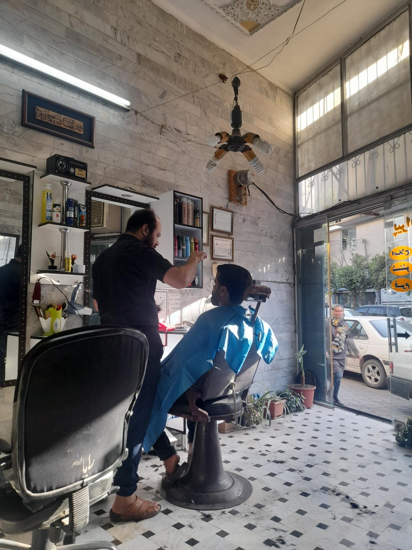 عکس آرایشگاه  رخ