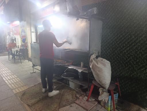 عکس کباب کامران انفجار