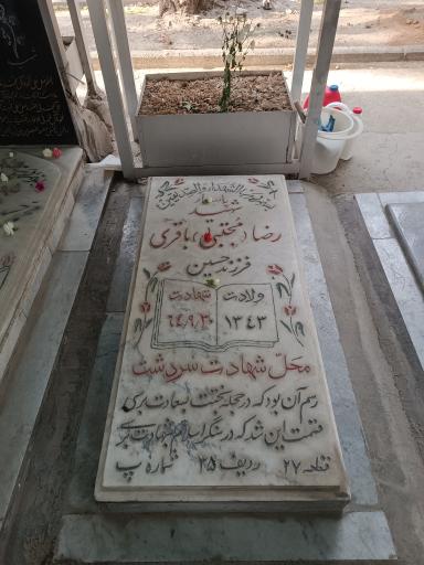 عکس مزار شهید رضا باقری