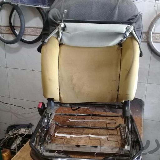 عکس تعمیر صندلی خودرو