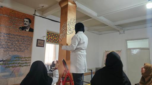 عکس هنرستان هنرهای زیبای دختران قزوین 